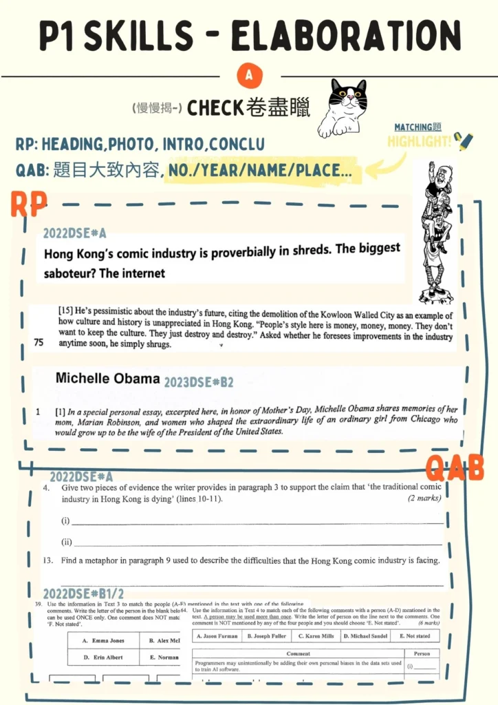 英文卷一Paper 1 Reading DSE notes